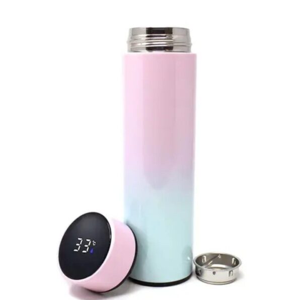 Smart LED Temperature Display Bottle – Pastel Gradient Edition