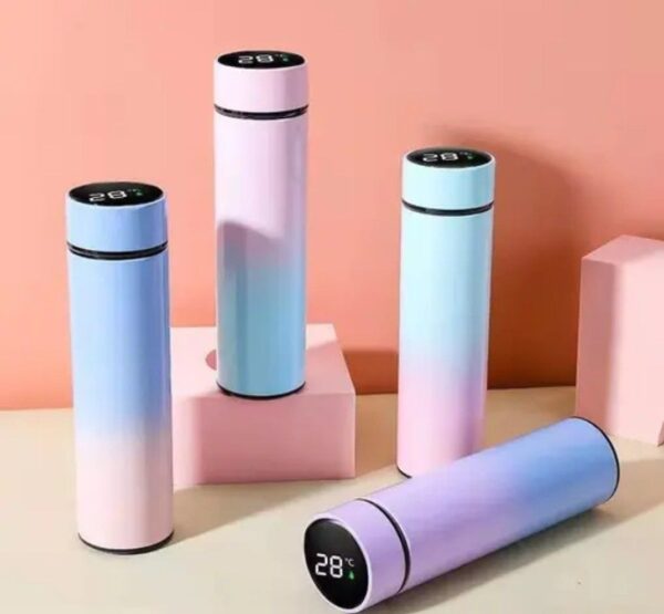 Smart LED Temperature Display Bottle – Pastel Gradient Edition - Image 2